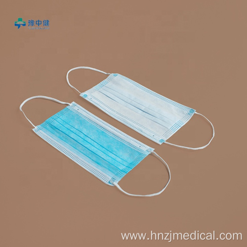 Disposable Non-woven Medical Face Mask With Elastic Earloops